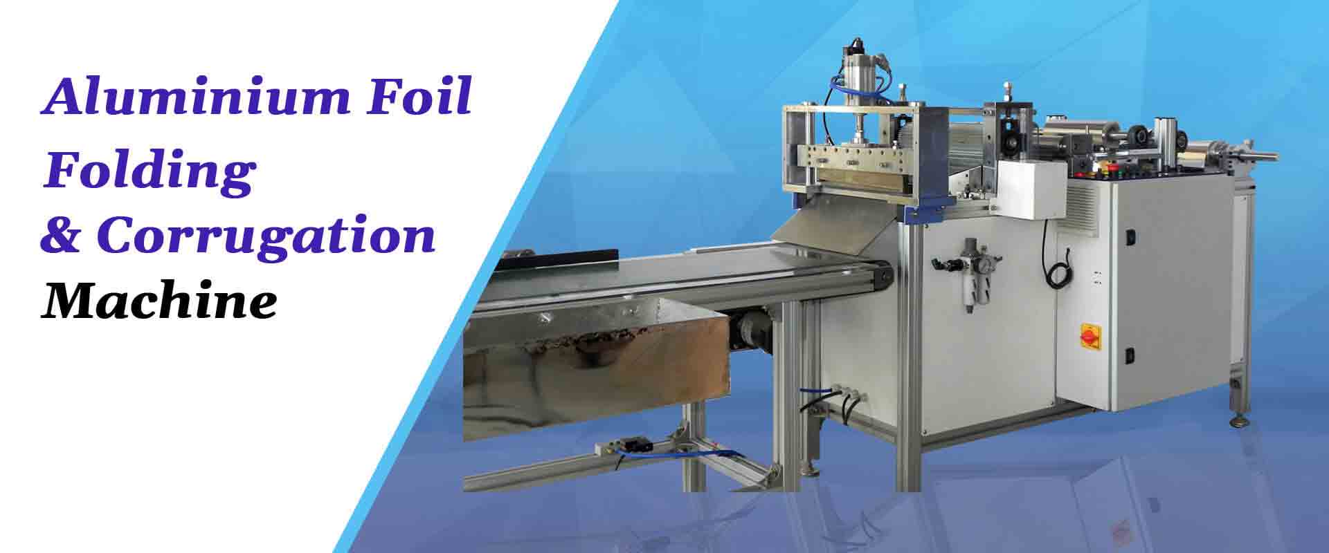 Aluminium Foil Folding & Corrugation Machine